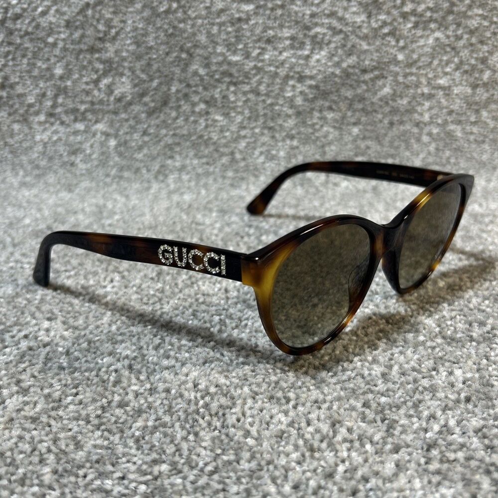 Gucci GG0419S Women's Brown Oval Sunglasses 54 20 140